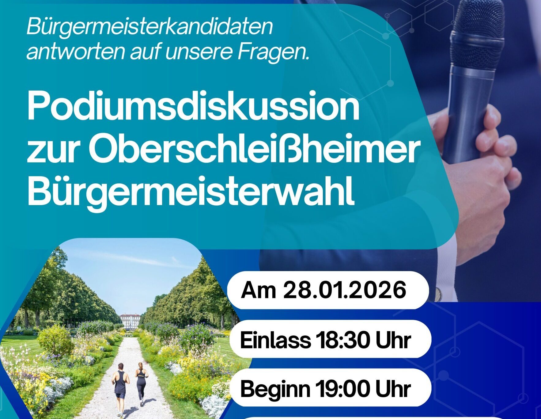 Podiumsdiskussion zur Bürgermeisterwahl Januar 2026